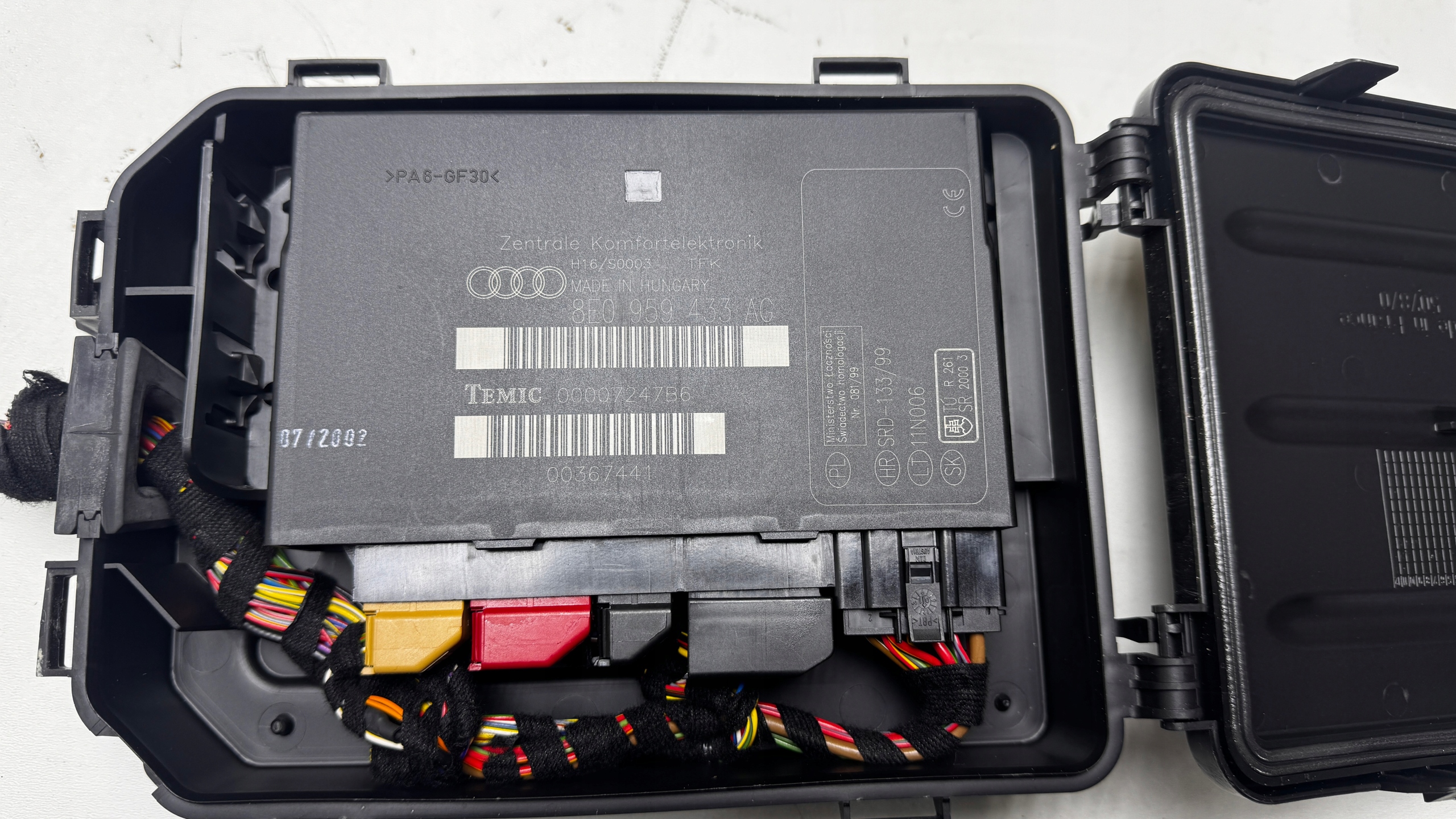 Moduł komfortu AUDI A4 B6 8E0959433AG