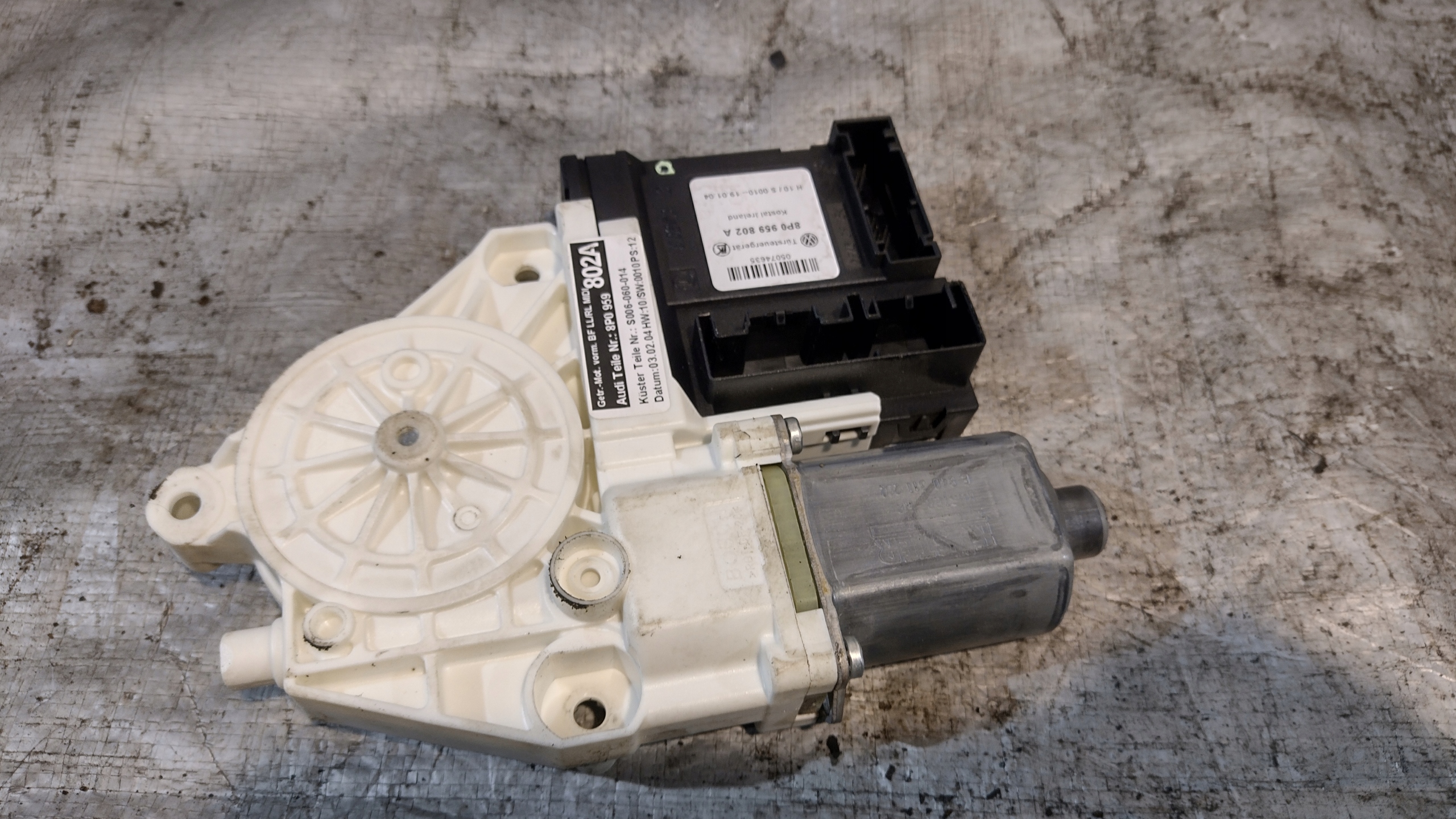 mini motor windows right front Audi A3 8P 3D 8P0959802A