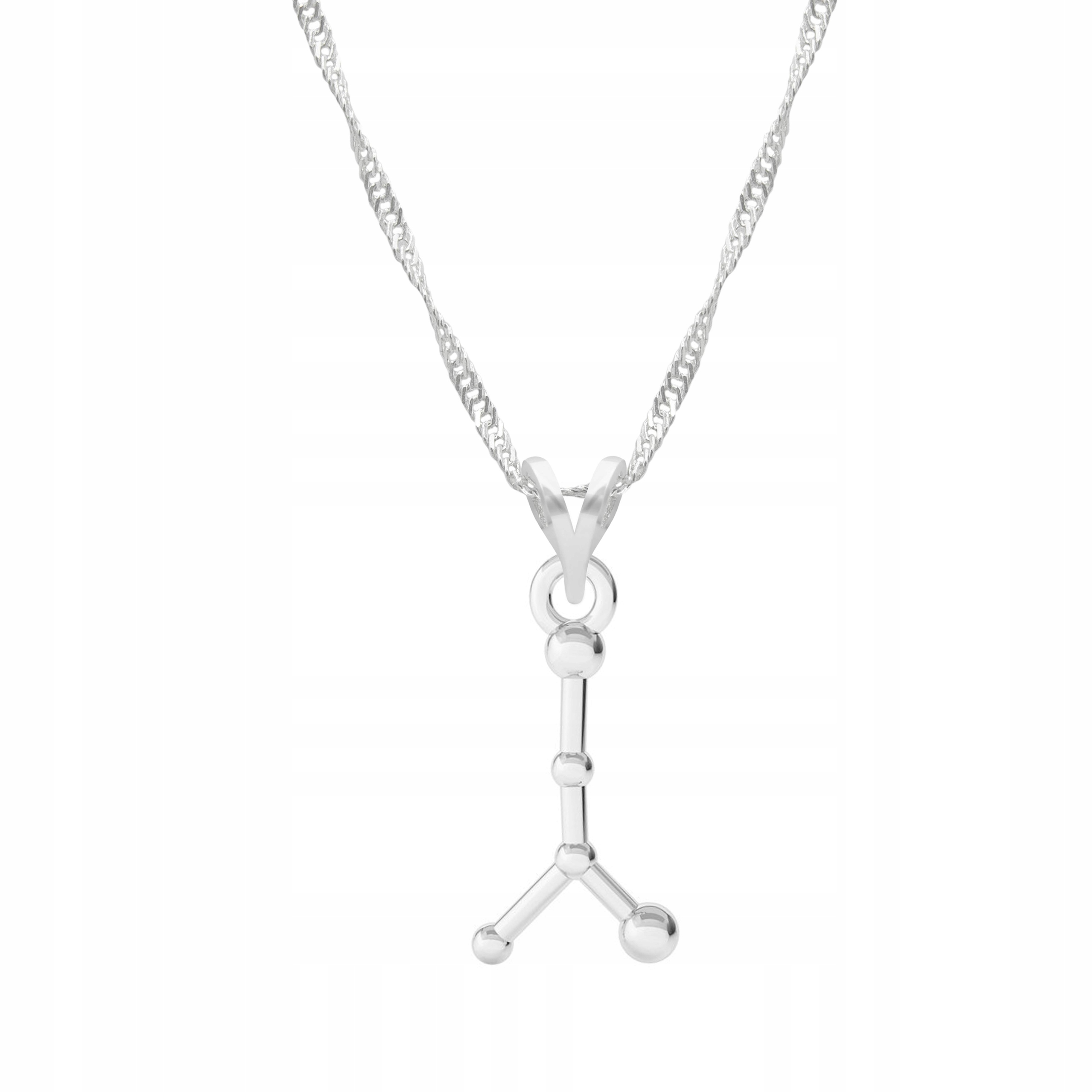 

Łańcuszek srebrny naszyjnik 925 Gwiazdozbiór Raka