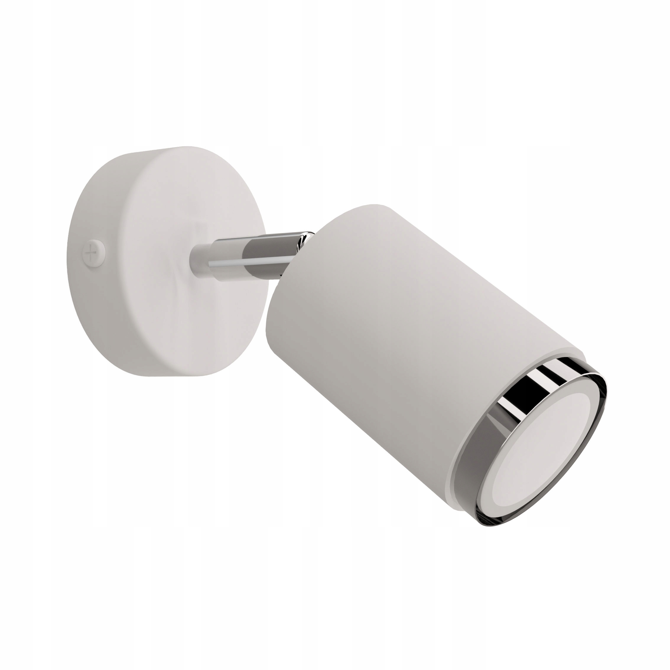 

Lampa Ścienna biało srebrna Kinkiet Loft Led 40W