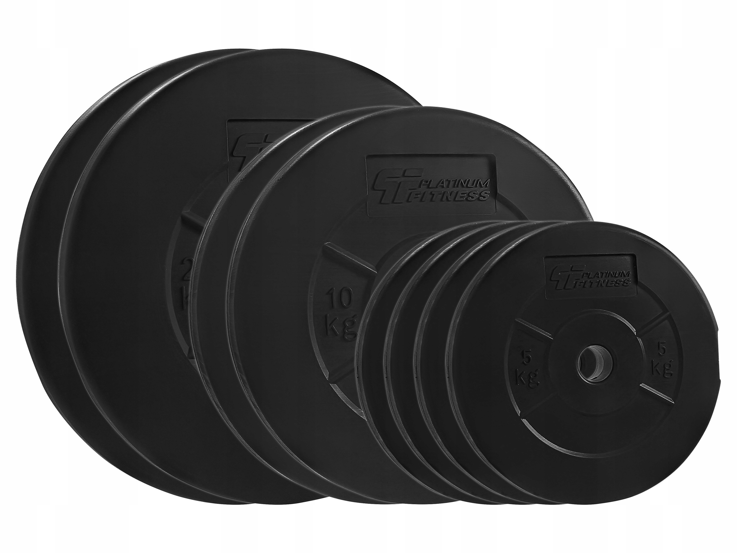 PLATINUM FITNESS ZESTAW OBCIĄŻENIA 80KG OBCIĄŻENIE BITUMICZNE BITUMIKI 29MM