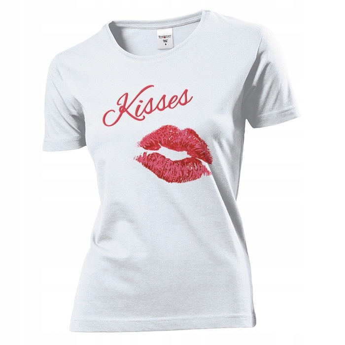 

Koszulka damska Kisses Caluski Walentynki Prezen