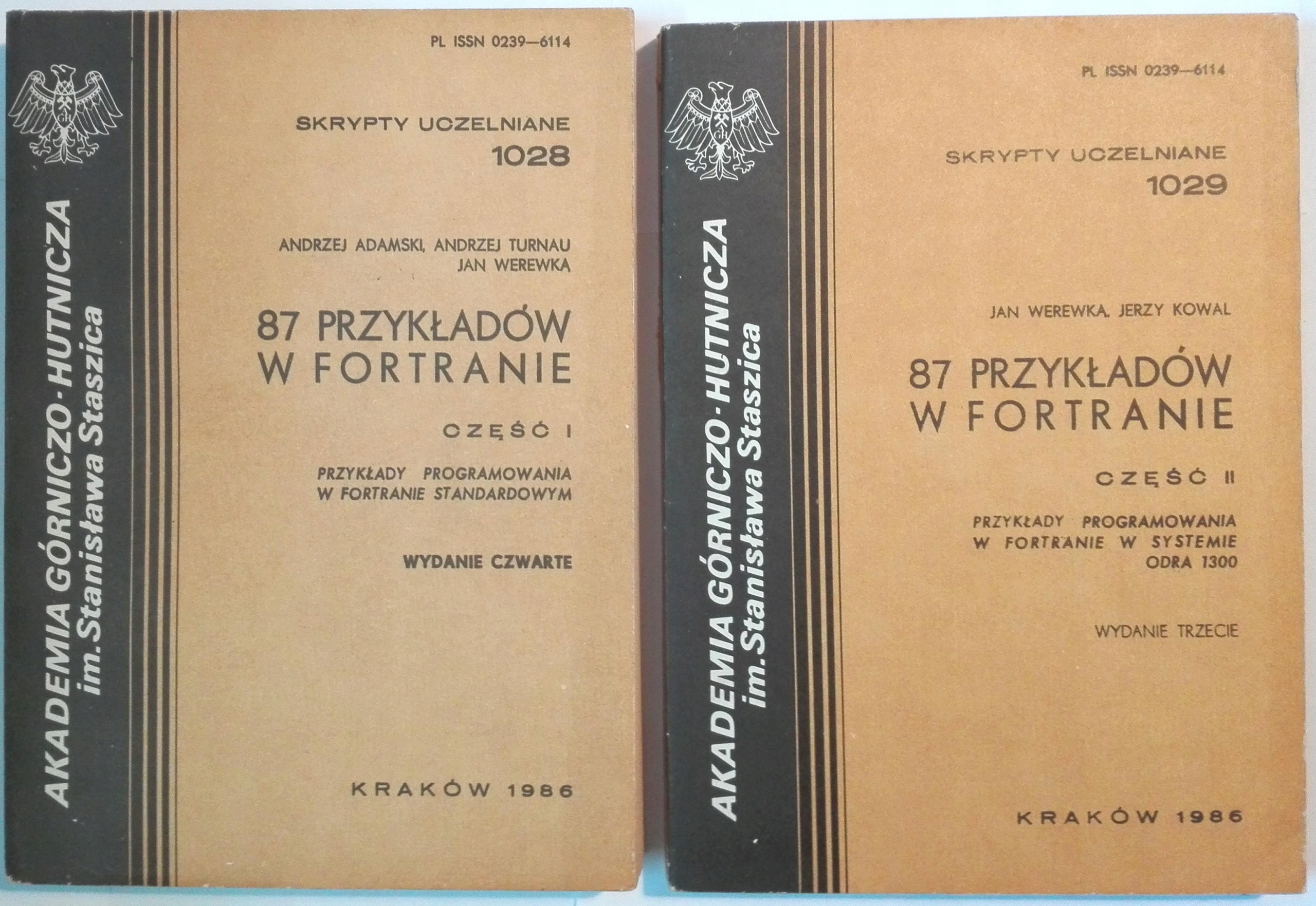ADAMSKI 87 PRZYKŁADÓW W FORTRANIE 1 - 2