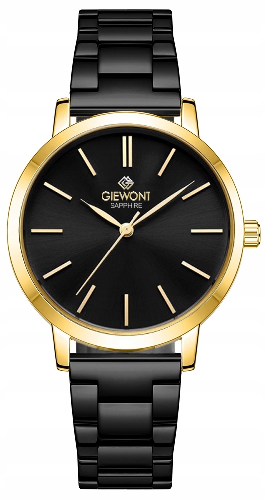 Dámské hodinky Giewont Sapphire Zlato Černé GW2360-B4