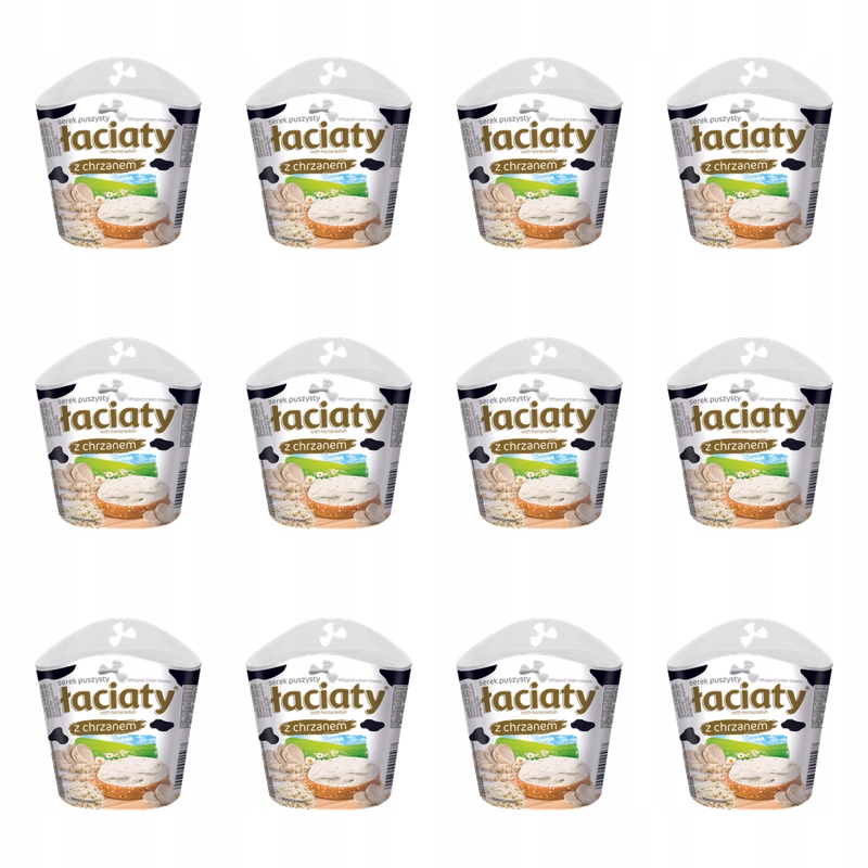 Serek Puszysty Łaciaty z chrzanem 150g X12