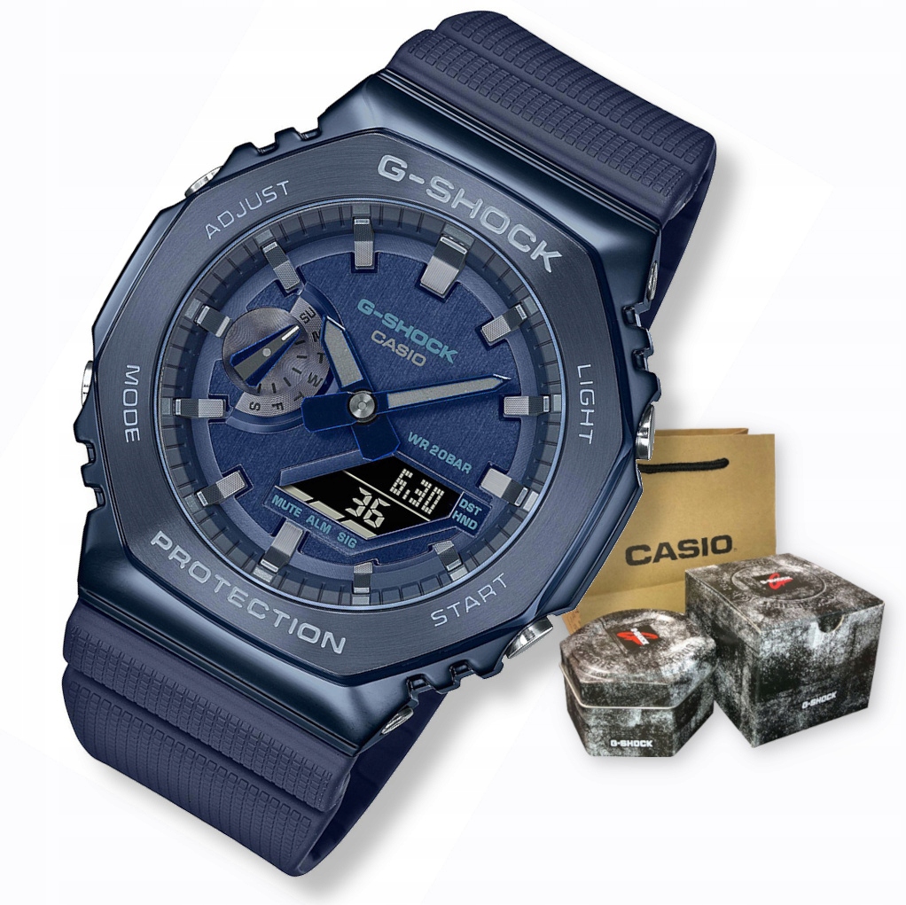 pánské hodinky Casio G-Shock Steel GM-2100N krabička Gravírování bonus