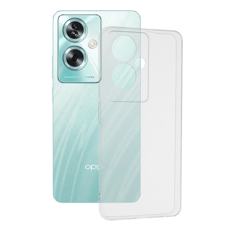 Etui silikonowe do Oppo A79 5G (przeźroczyste, obudowa guma, silikon, case)