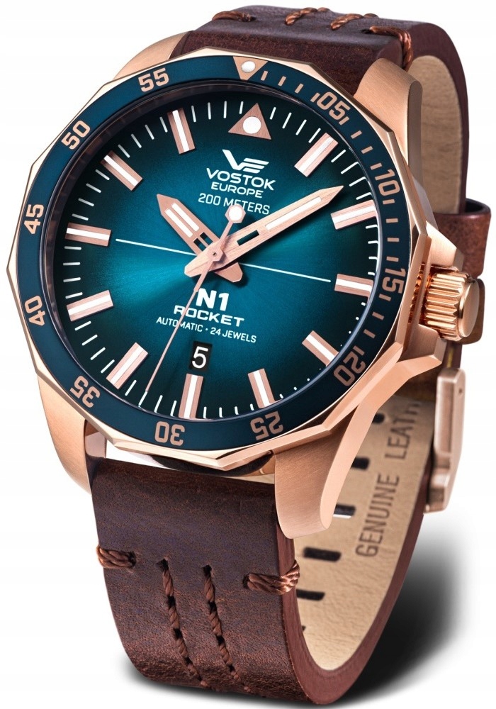 Nové originální hodinky Vostok Europe NH35A-225B616 Rocket N-1 Automatic