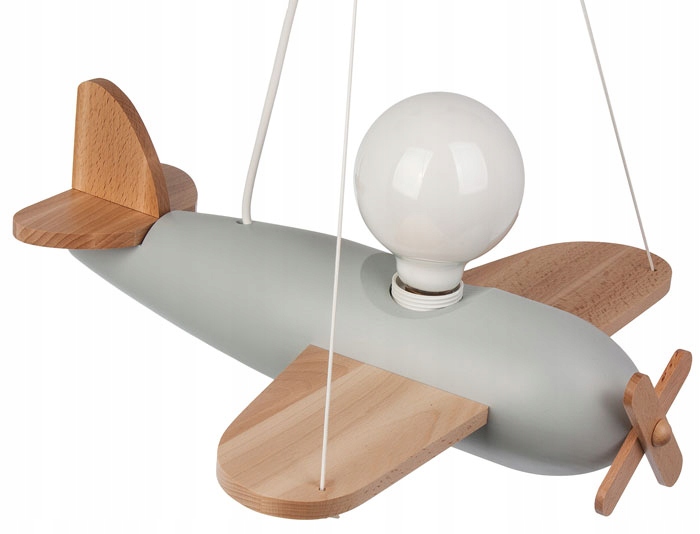 ŻYRANDOL DO POKOJU DZIECKA SAMOLOT = LAMPA WISZĄCA Zasilanie sieciowe