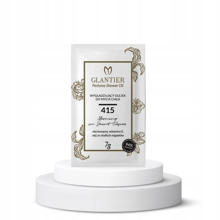 Glantier 415 - Olejek Do Mycia Ciała Wygładzający Dla Niej - próbka 7ml