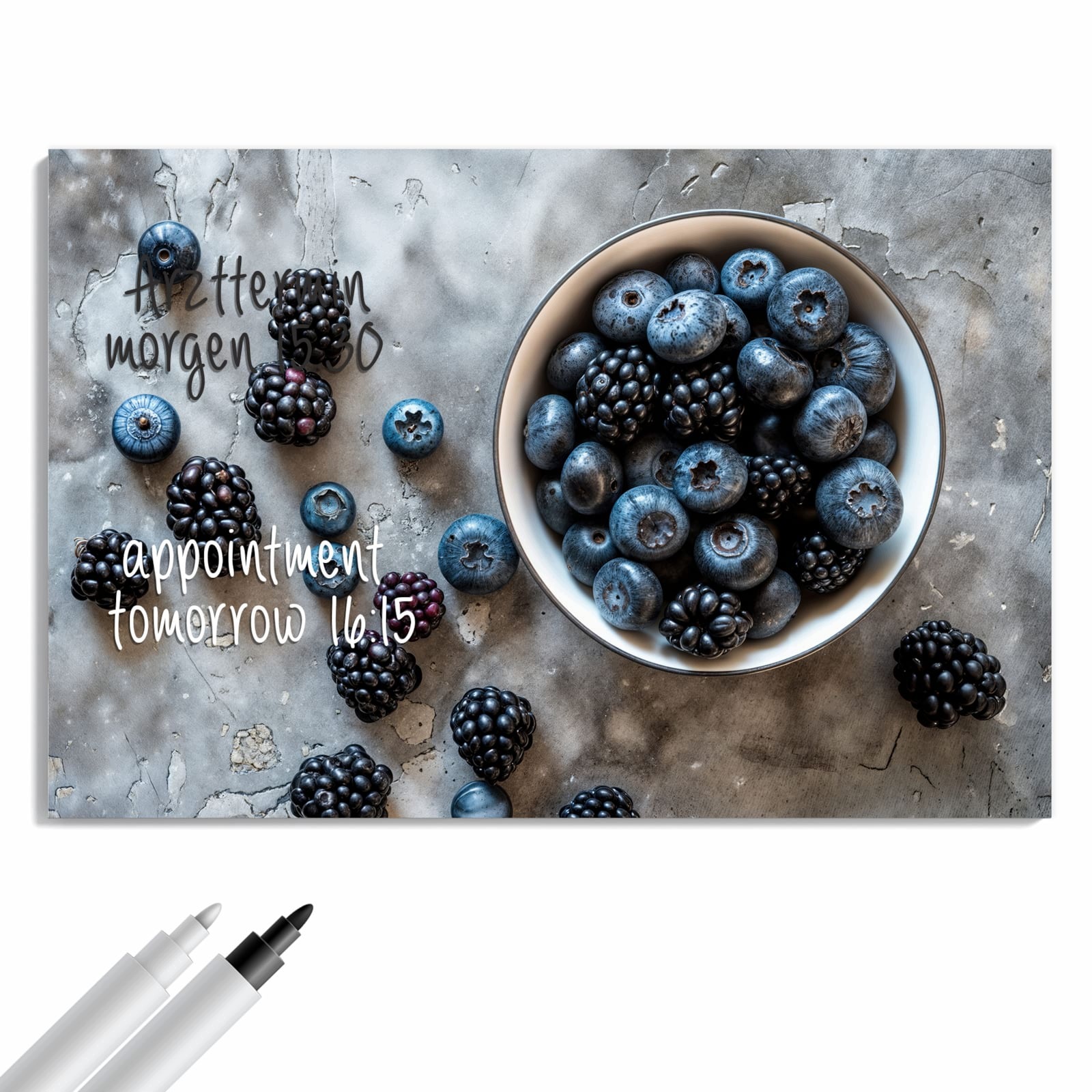 Magnetická tabule Borůvky Ostružiny 90 × 60 cm