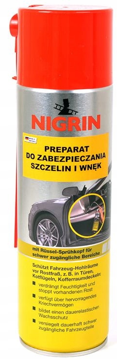 Preparat do ochrony zagłębień w aucie przed rdzą 500ml, NIGRIN 74065