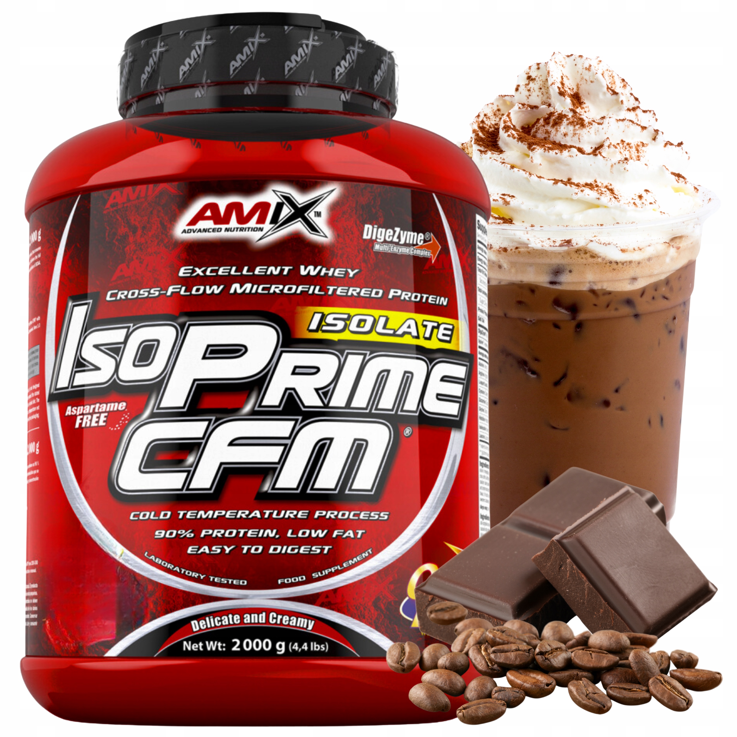 Protein Amix Isoprime Cfm Bílkovina Wpi 2000 Čokoláda-Mocca Protein