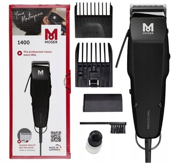 Maszynka do strzyżenia włosów Moser 1400-0087 elektryczna Czarna