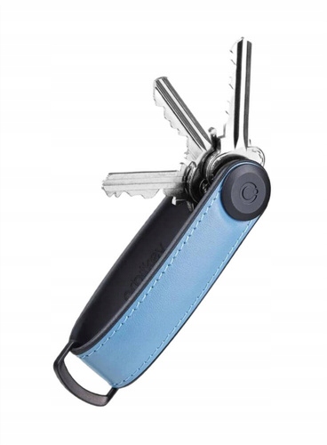 Kožený organizér na klíče Orbitkey Hybrid Leather lake blue