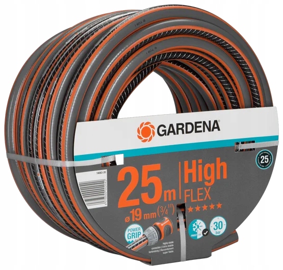Mocny Wąż ogrodowy Gardena Highflex 3/4" 25M 18083 do nawadniania