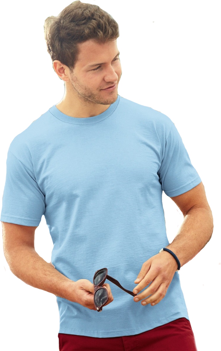 

T-shirt Koszulka Fruit Of The Loom Sky Blue M