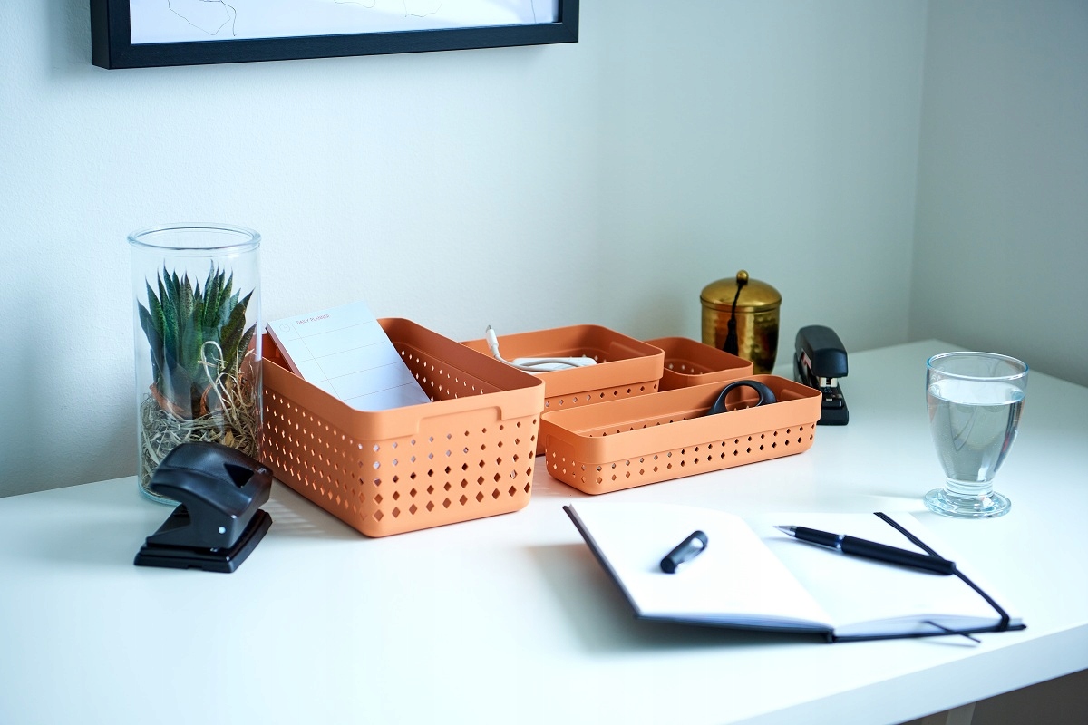 WKŁAD POJEMNIK SZUFLAD MODUŁOWY KOSZ Z ATEST 16x12 Marka Plast Team