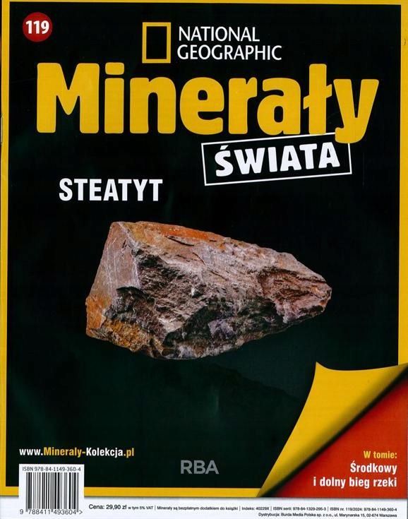 KOL. MINERAŁY ŚWIATA nr 119 - STEATYT
