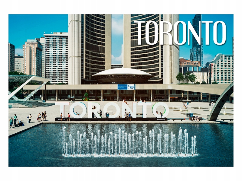

Toronto -Nathan Phillips Square- Magnes na lodówkę