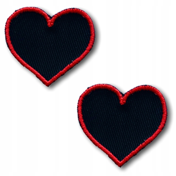 

Naszywka Aplikacja Naprasowanka Termo Serce 2 szt.