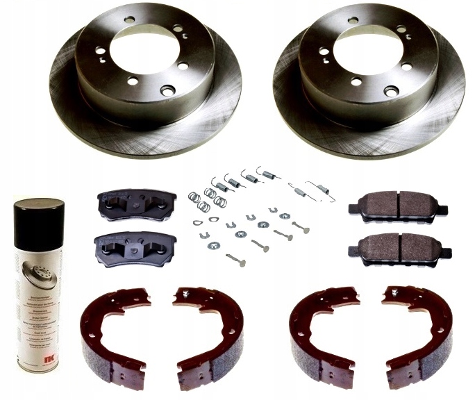 Диски колодки щелепи MITSUBISHI OUTLANDER і ззаду