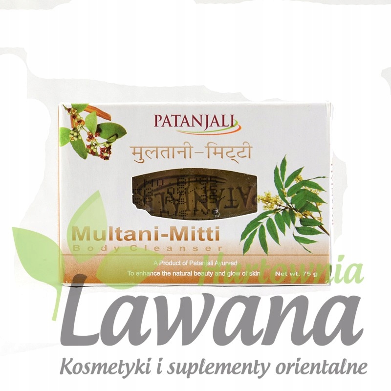 

Ajuwerd. mydło z glinką Multani Mitti 75 Patanjali