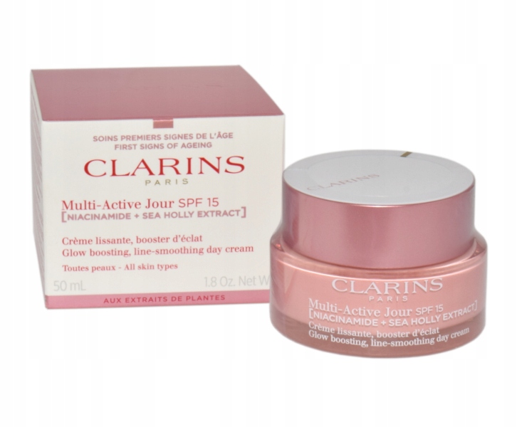 Clarins Multi-Active Jour Spf 15 Rozjasňující denní krém proti vráskám 50 ml