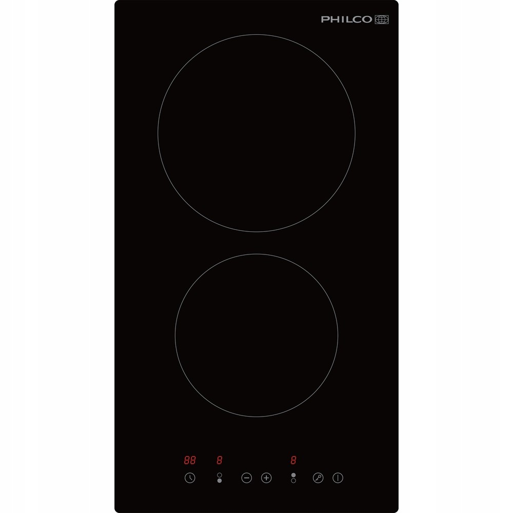 Płyta Ceramiczna do Zabudowy PHILCO 2-polowa 29cm