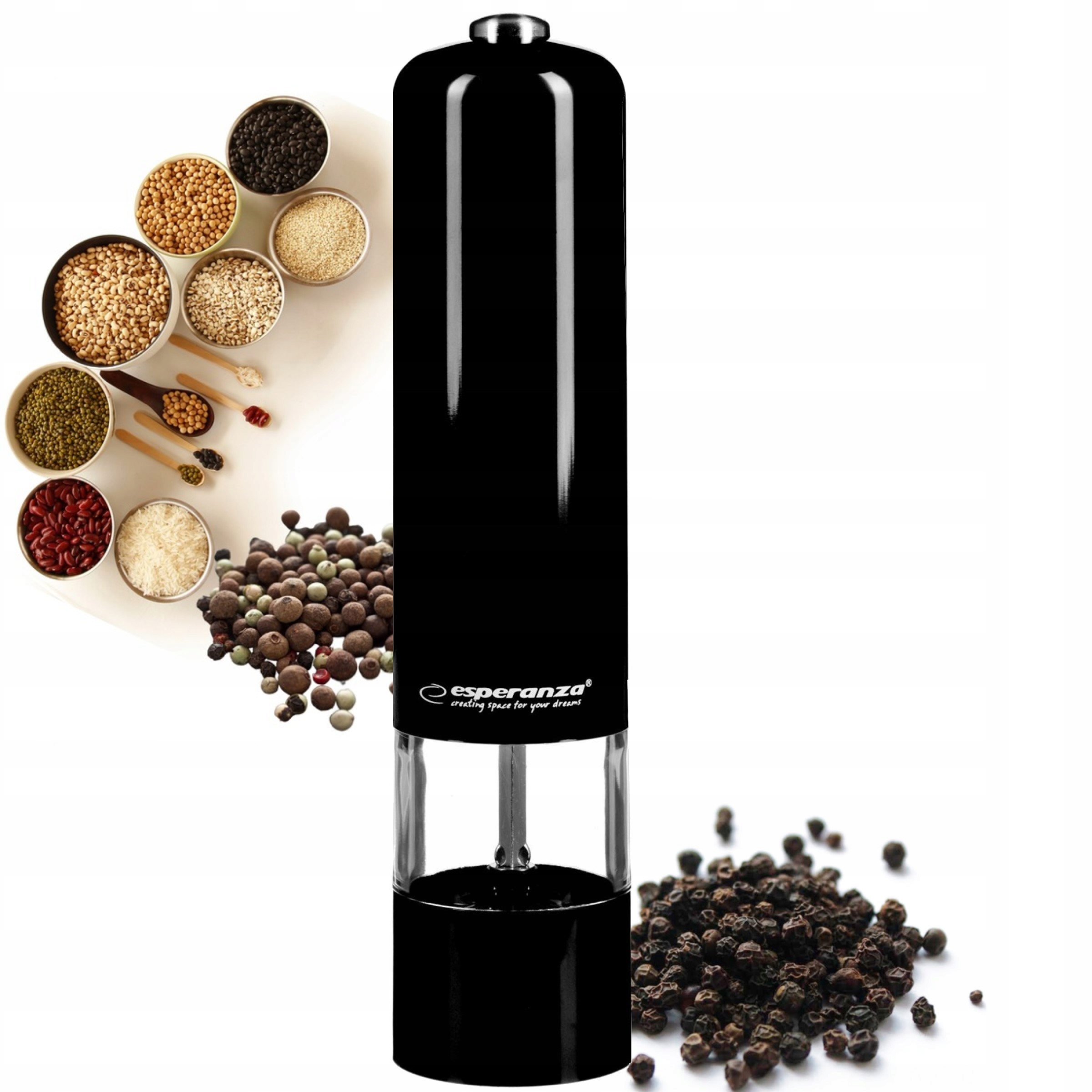 Młynek do przypraw Esperanza EKP001K czarny