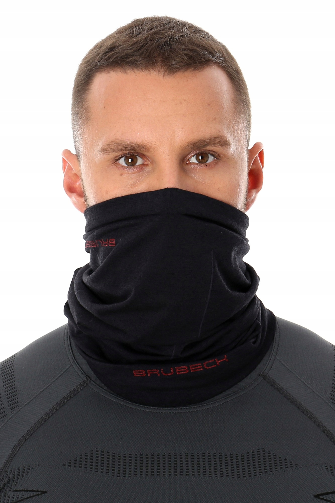 KOMIN Z MERYNOSA Wełna Merino Brubeck KM10360 L/XL Kolor czarny