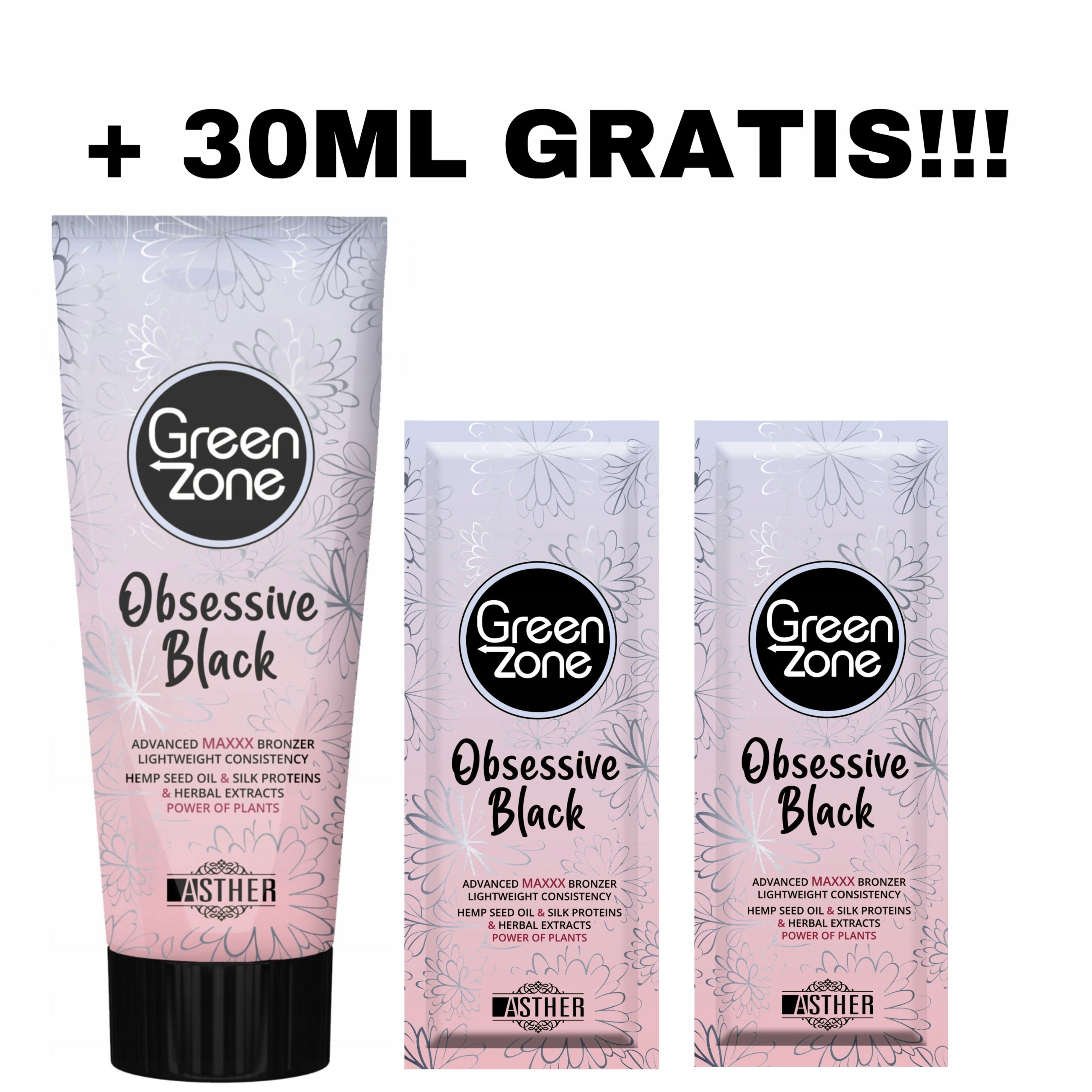 GREEN ZONE OBSESSIVE BLACK 200ml+30ml gratis