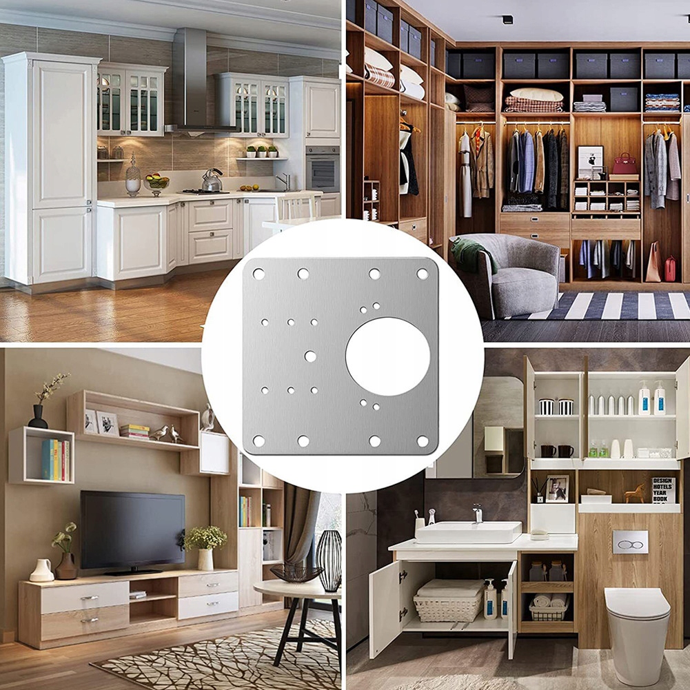 PŁYTKA NAPRAWCZA ZAWIASU ZESTAW NAPRAWA SZAFEK 4x NAPRAWY ZAWIASÓW ZAWIAS Szerokość maksymalna 90 mm