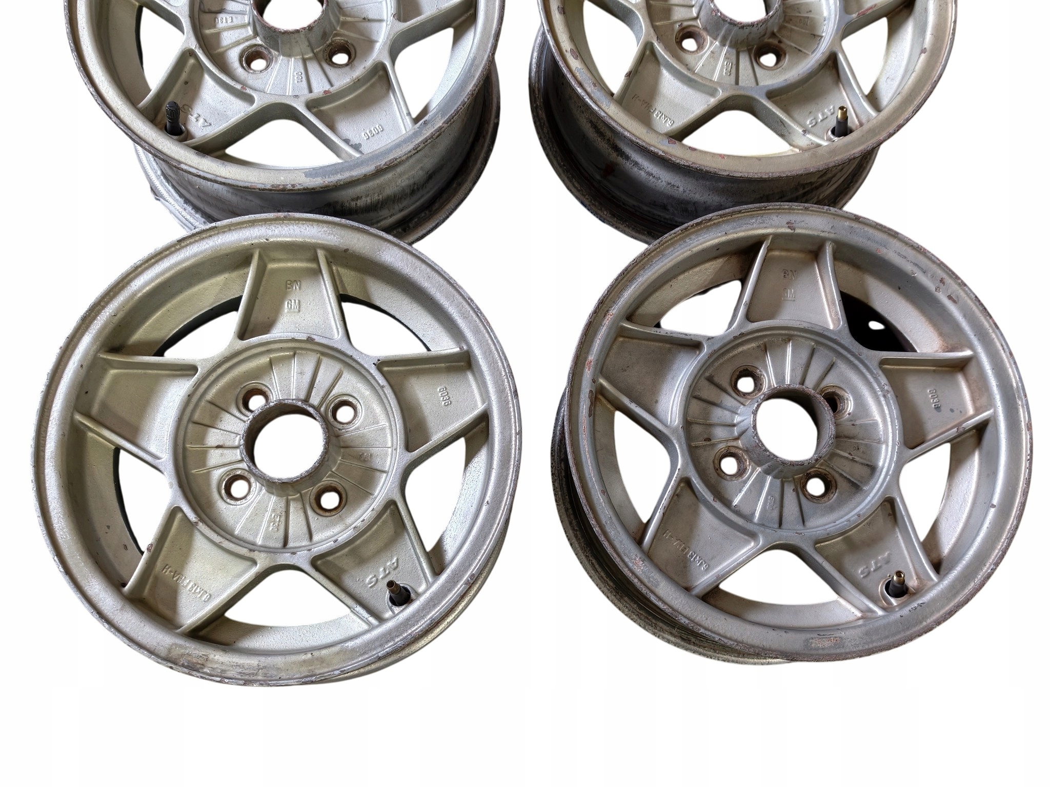 OPEL discs aluminium 13" ATS 4X100 ET30 6JX13 KOMPLET OLDTIMER YOUNGTIMER