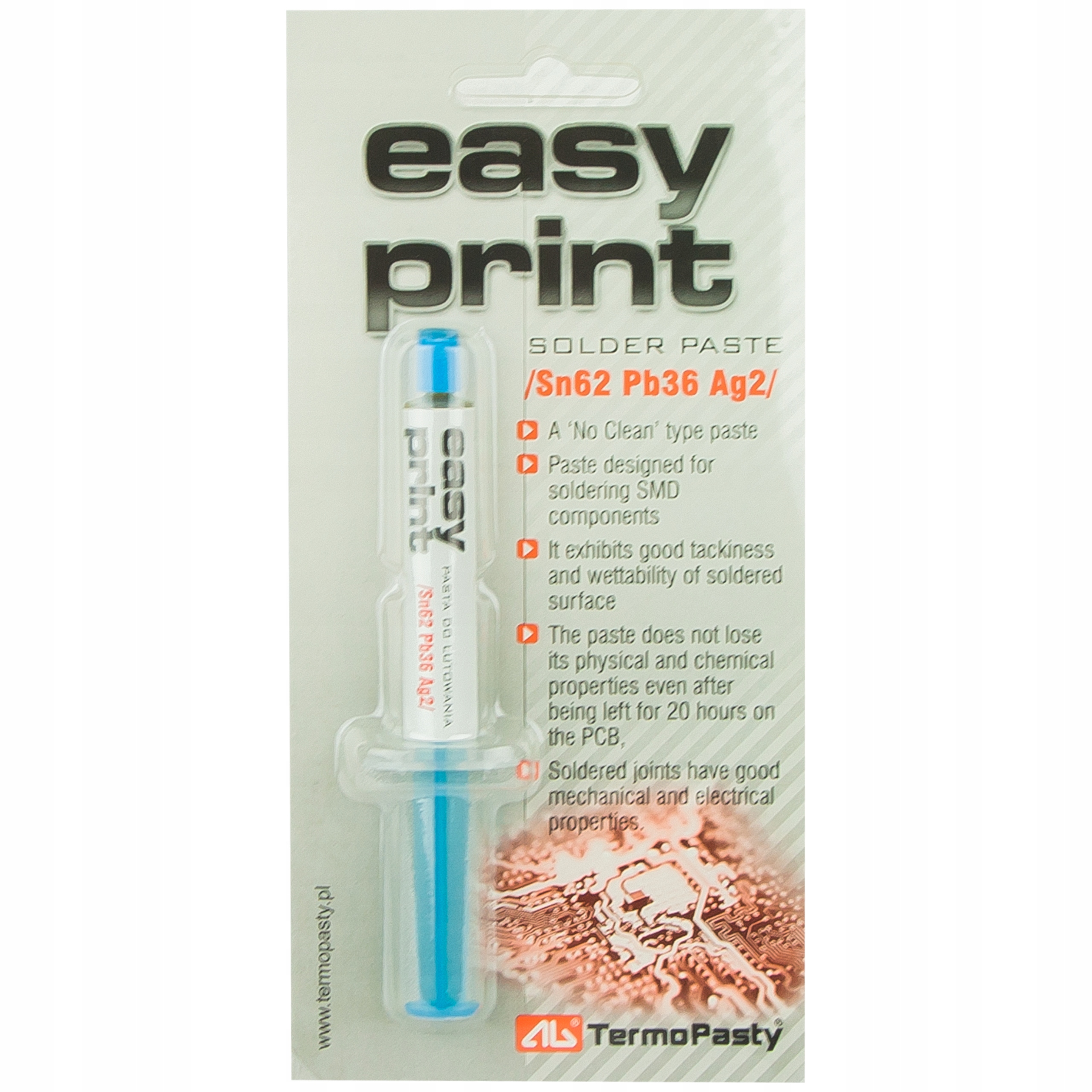 

Pasta do lutowania Smd Ag topnik easy print 1,4ml