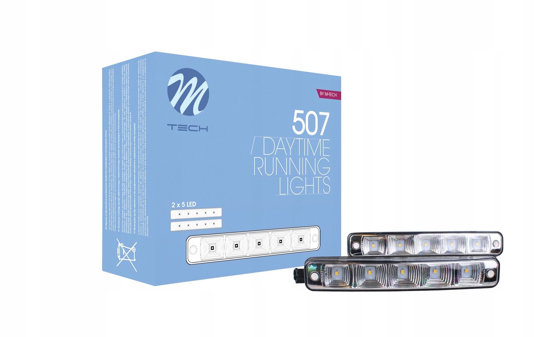 LDO507 - Денні ходові вогні лампи DRL затвердження LED 507