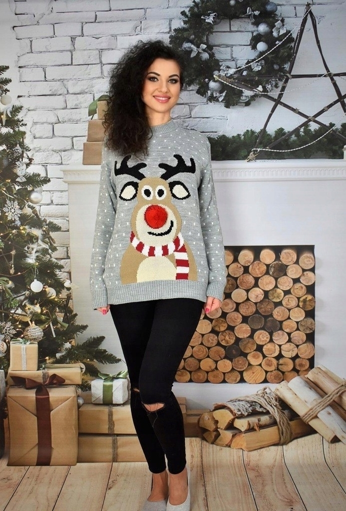 SWETER ŚWIĄTECZNY ZESTAW KOMPLET DLA PAR DWOJGA Rozmiar uniwersalny