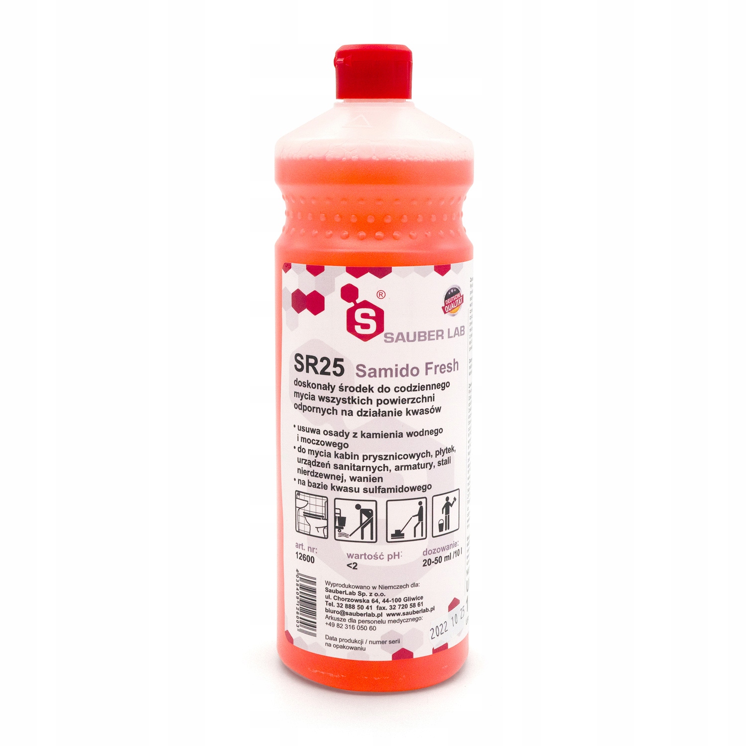 

Codzienne mycie i odkamienianie Samido Fresh 1l