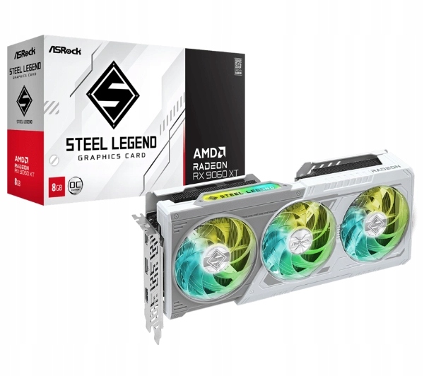 Karta graficzna ASrock Radeon Rx 9060 Xt Steel Legend Oc 8GB GDDR6 128bit