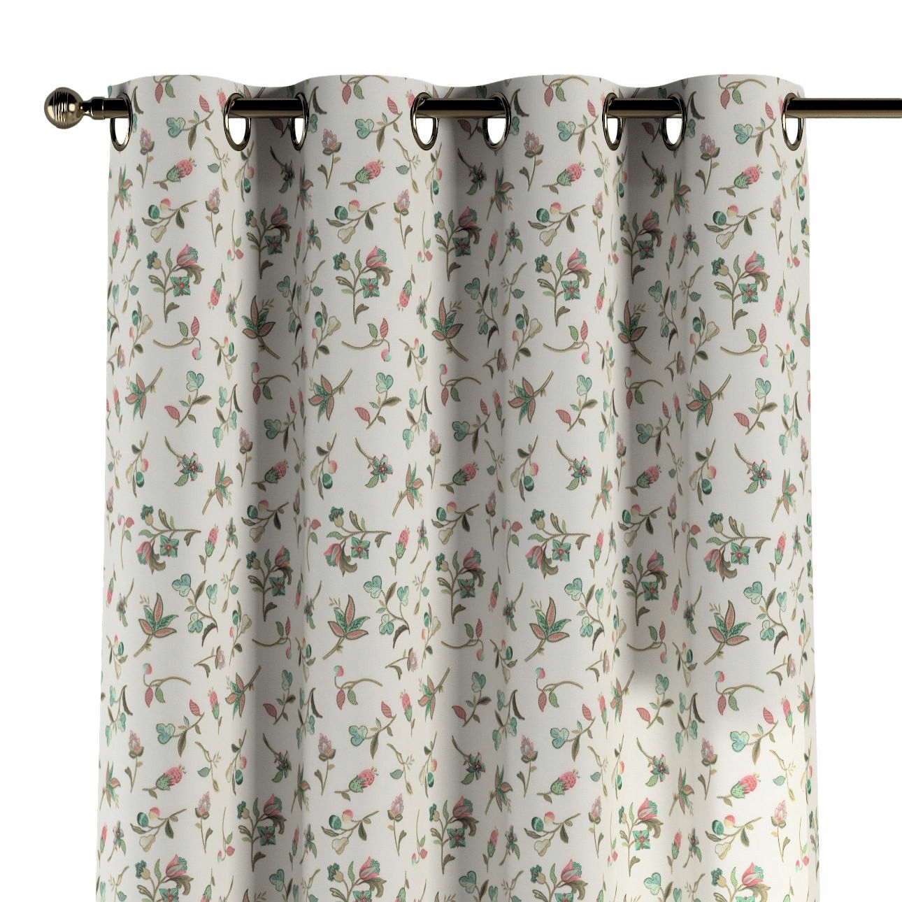 Záves na kolieskach 1 ks 130x245 cm zelený