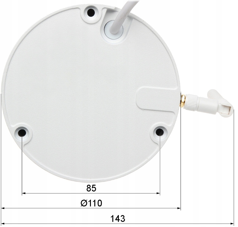 MONITORING KAMERA ZEWNĘTRZNA IP WiFi 5Mpx HD TUYA Model ZC-X2