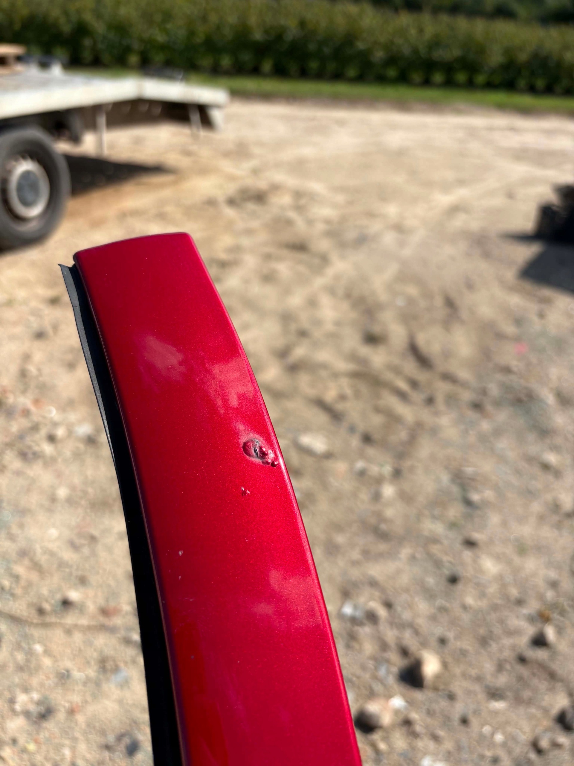 2x lišta lišty strešné Land Range Rover EVOQUE L538 farba 868 firenze red