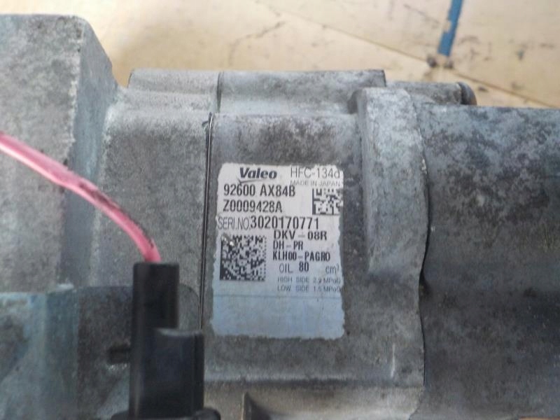 NISSAN NOTE a kompresor klimatizaci 92600AX84B