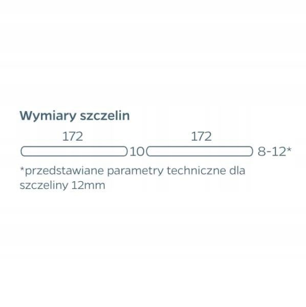 Nawiewnik Isola 2.45 CIŚNIENIOWY BIAŁY KPL Rodzaj nawiewnik