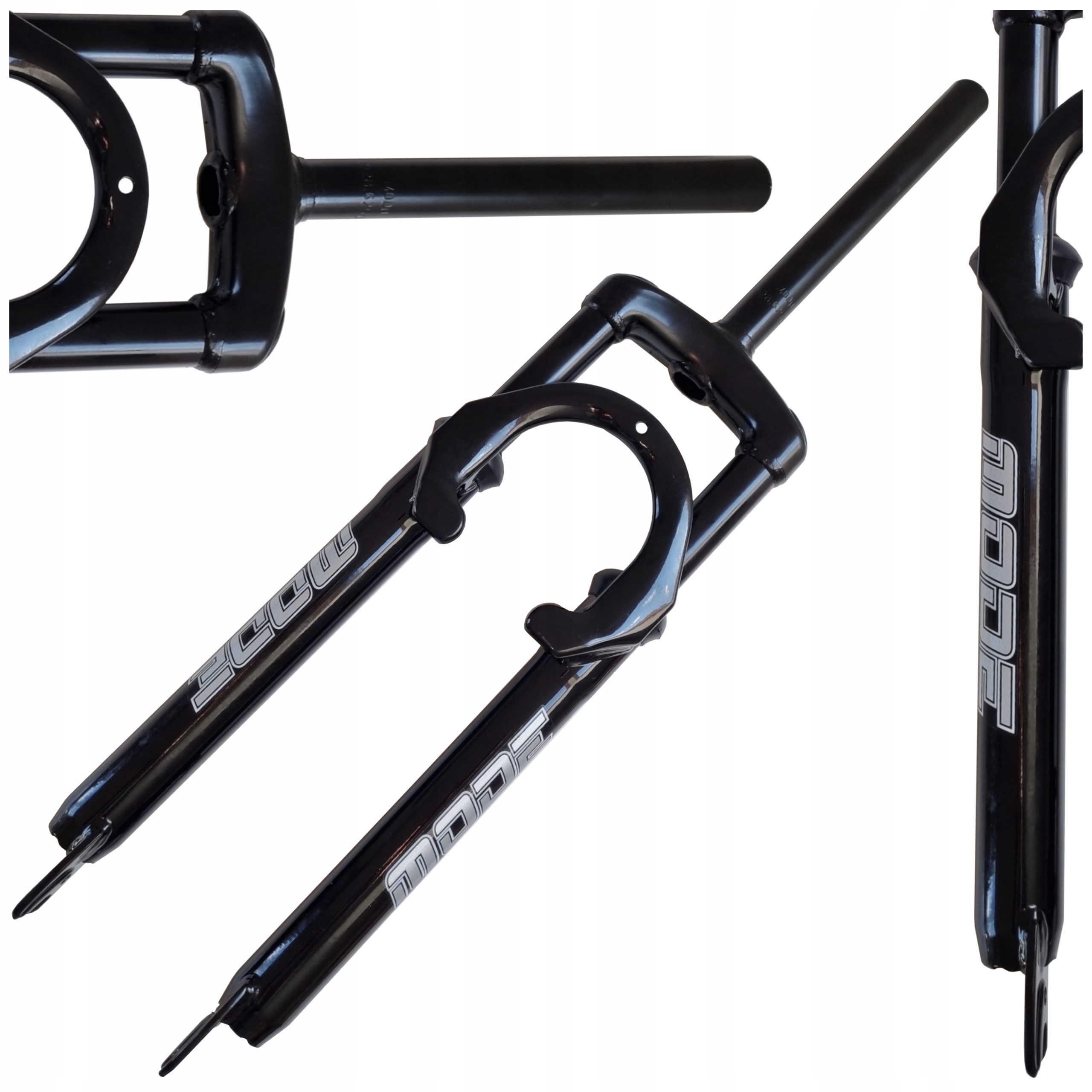 Amortyzator rowerowy przedni Mode MD-718K czarny 28/29 cali tarcza 1 1/8