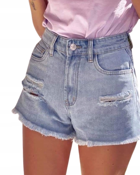 

Spodenki jeans z dziurami Re-Dress