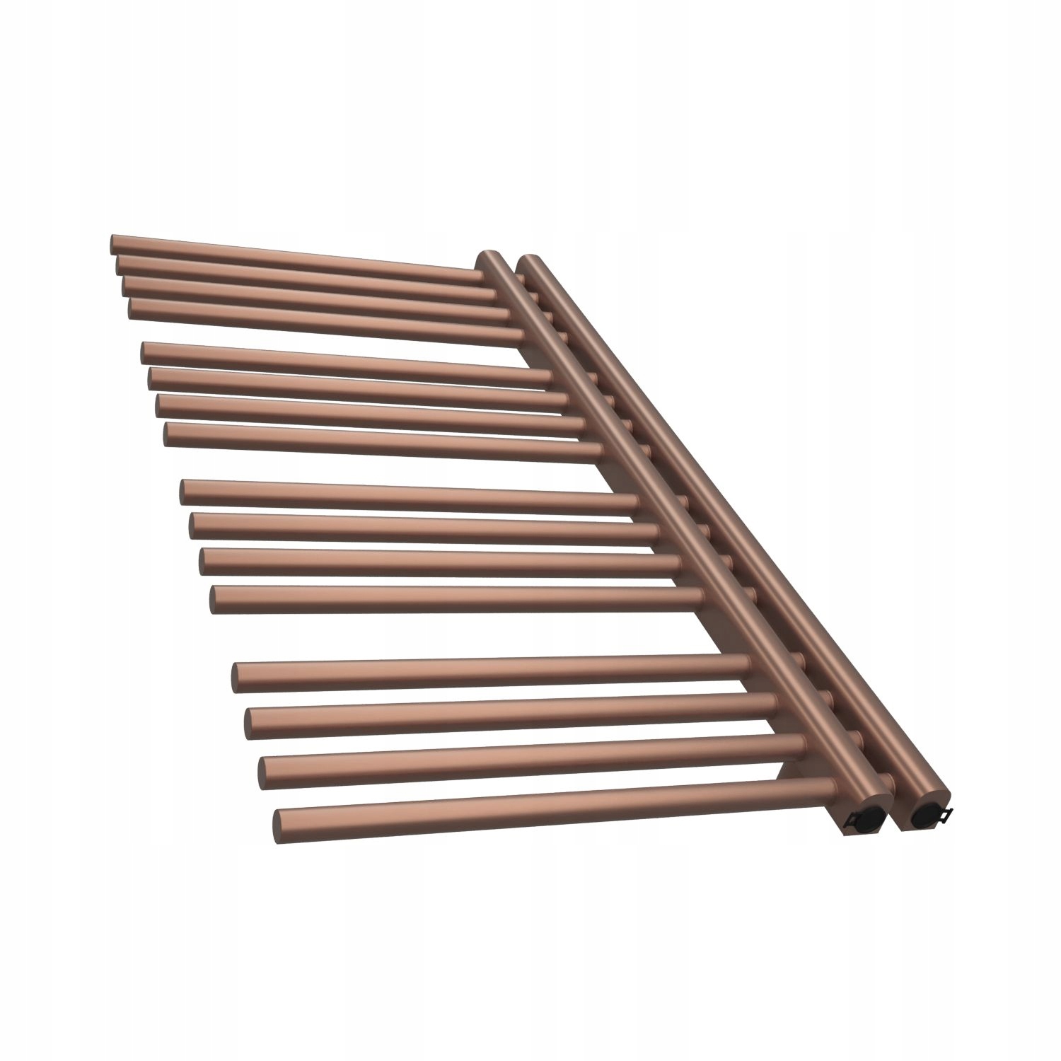 Dekoratívny radiátor Trade Ľavý 640x470 meď 2