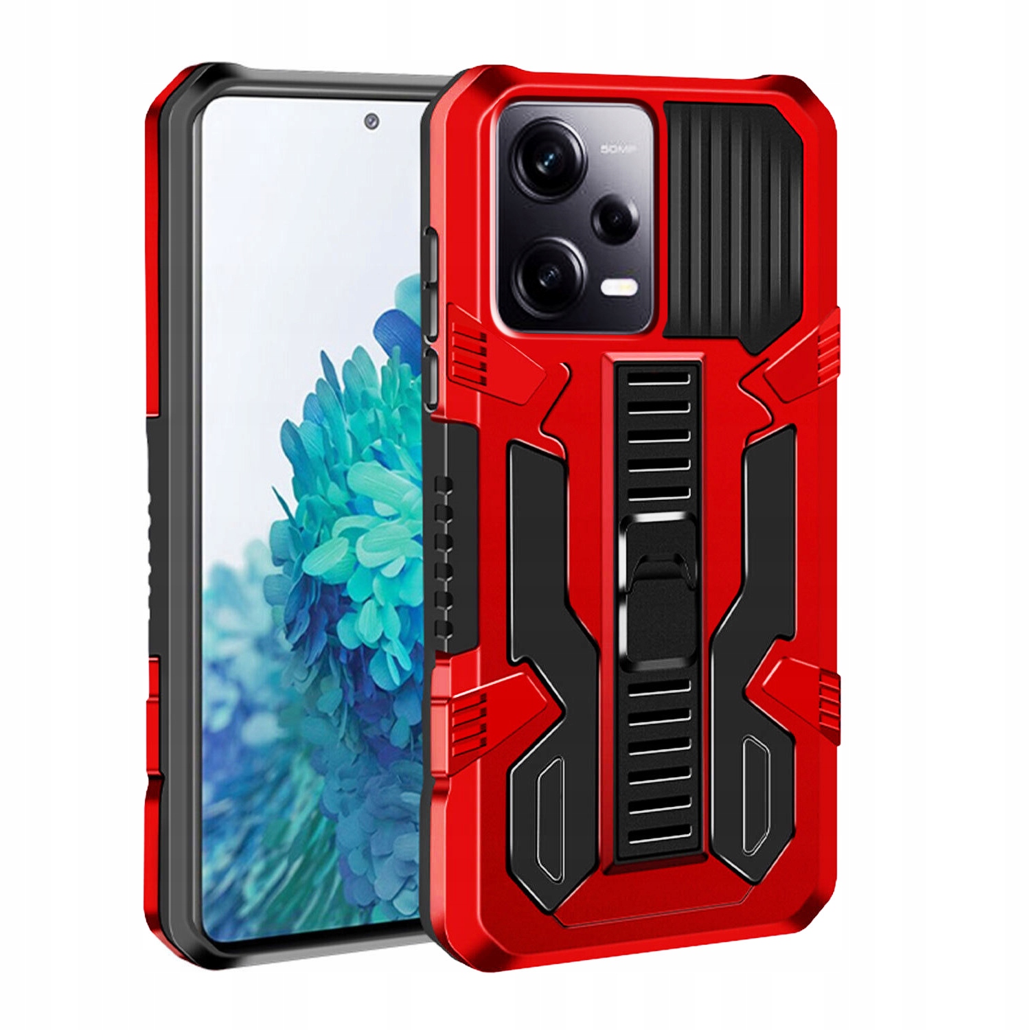 ETUI DO XIAOMI REDMI NOTE 12 / 12 4G PANCERNE PODSTAWKA MOCNE ARMOR + SZKŁO