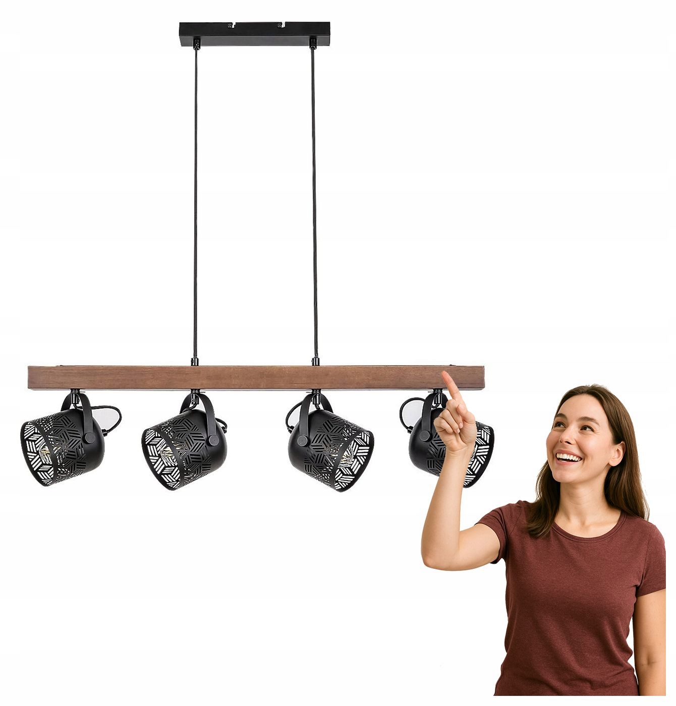 Závěsná spotová reflektorová lampa Rotem 3300 Rabalux