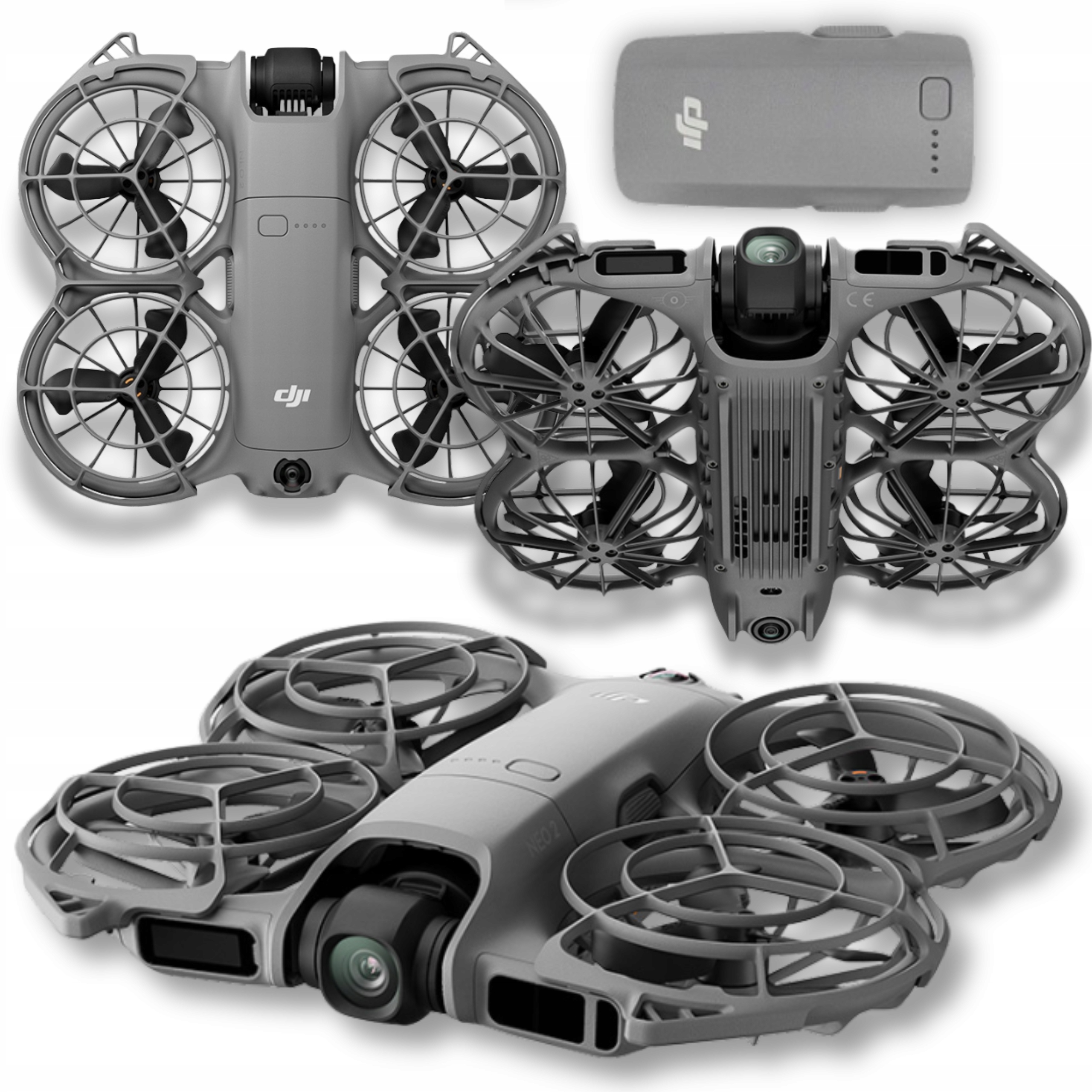 Dron Dji Neo 2 4K 30 Fps Cmos 1/1,3 135g Ai ActiveTrack czujniki 360° Hdr